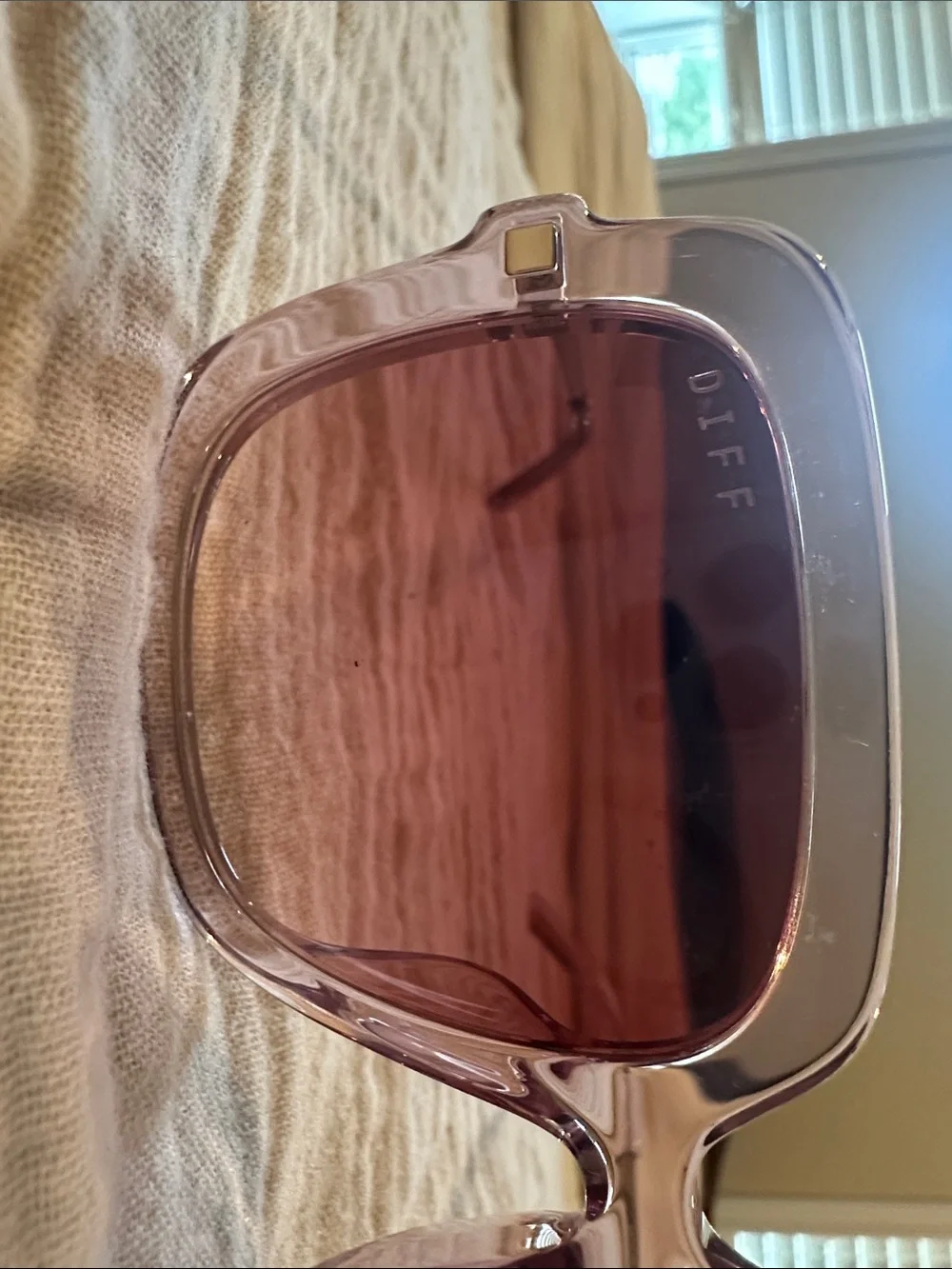 Diff Eyewear pink tinted