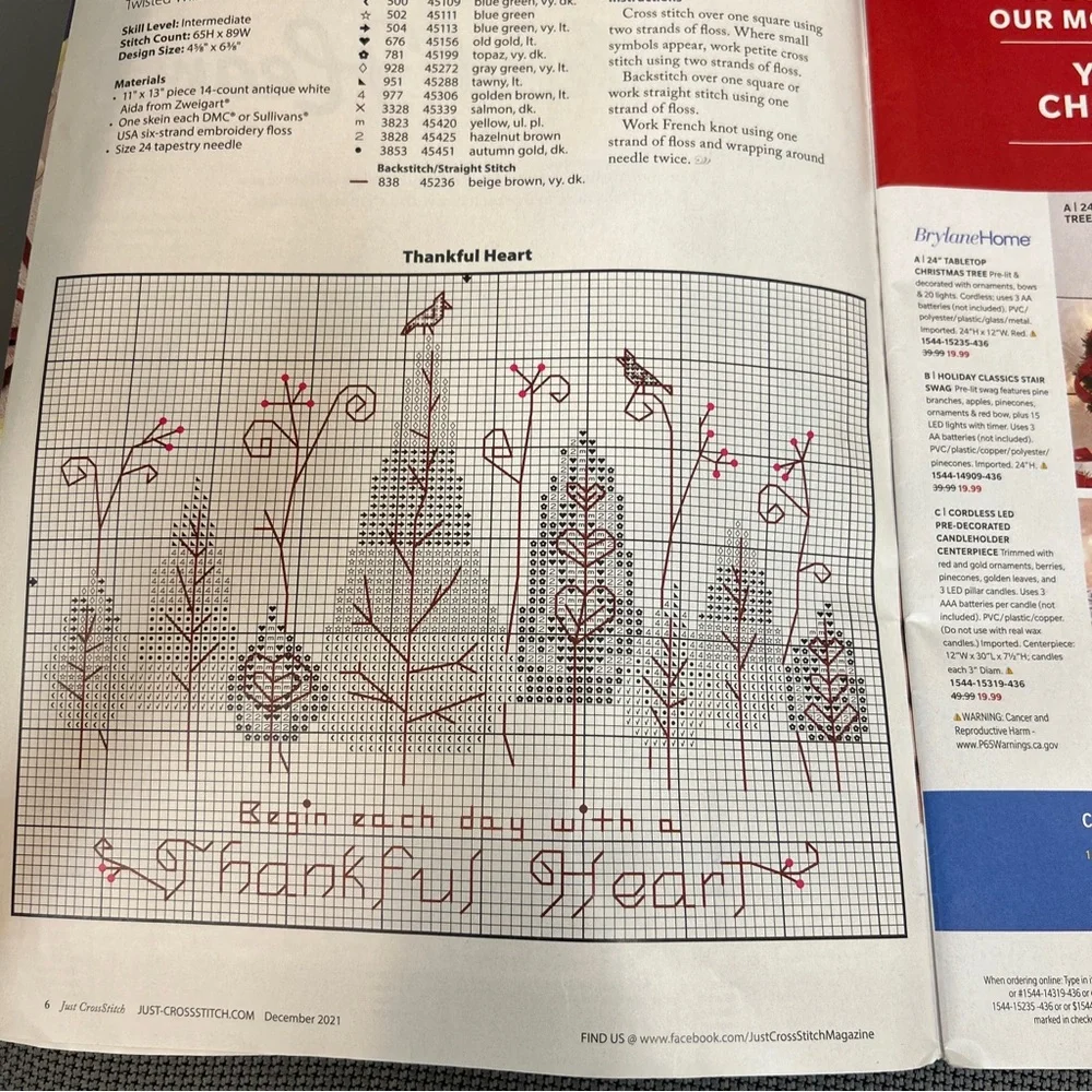 Just Cross Stitch address portion name