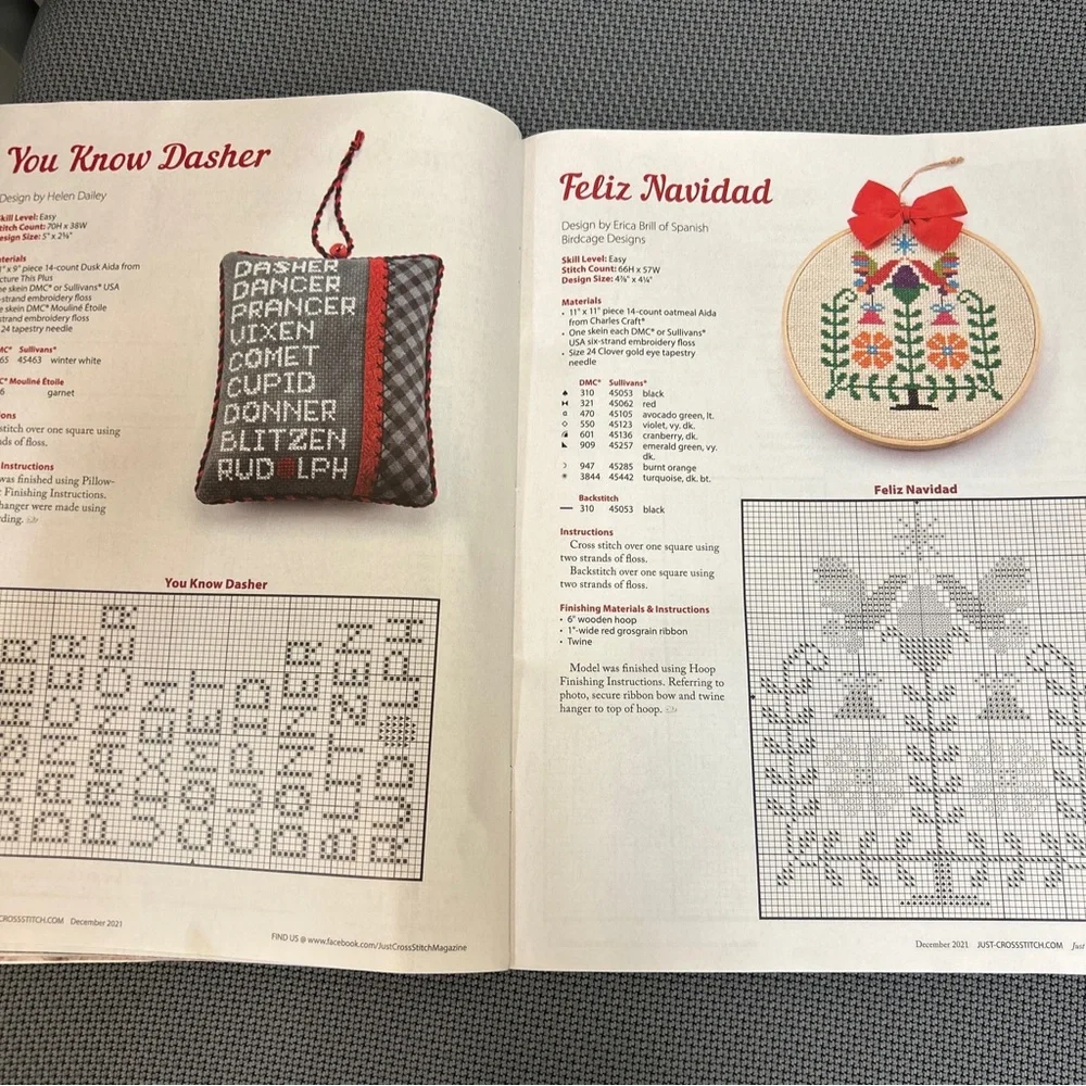 Just Cross Stitch portion christmas