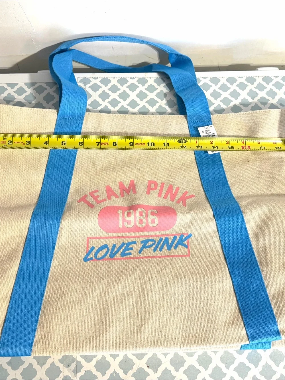 PINK Victorias Secret canvas tote