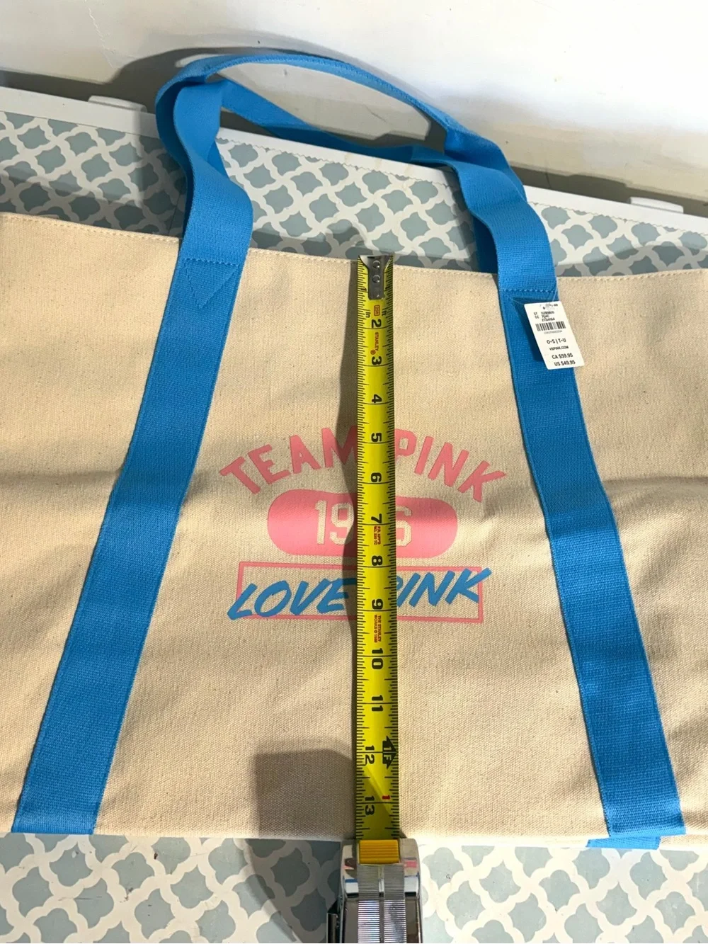 PINK Victorias Secret canvas tote