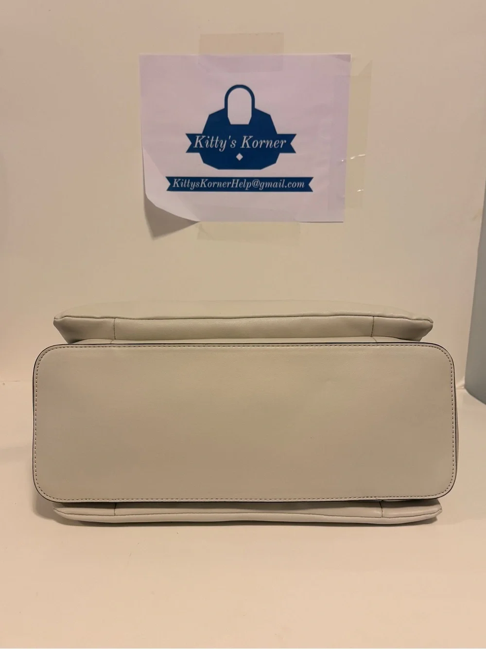 NWT Nine West Off White Eris Tote Bag – Vegan Leather Elegant Women's Handbag
