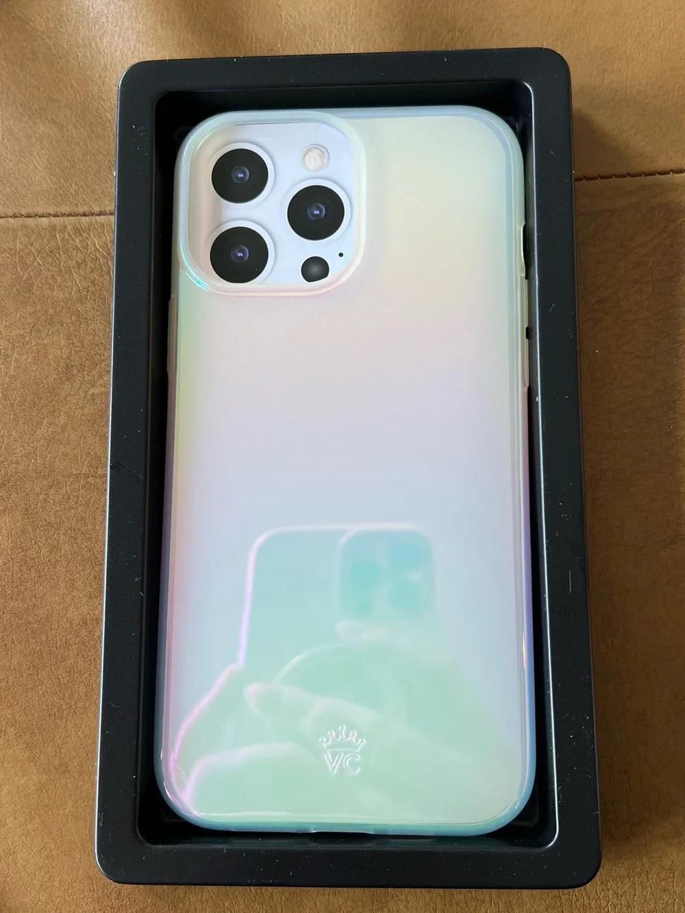 Velvet Caviar White Opal iPhone 13 Pro Max Case