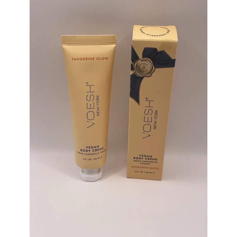 VOESH New York Vegan Body‎ Creme Organic Lotion Tangerine Glow 3oz New Sealed!