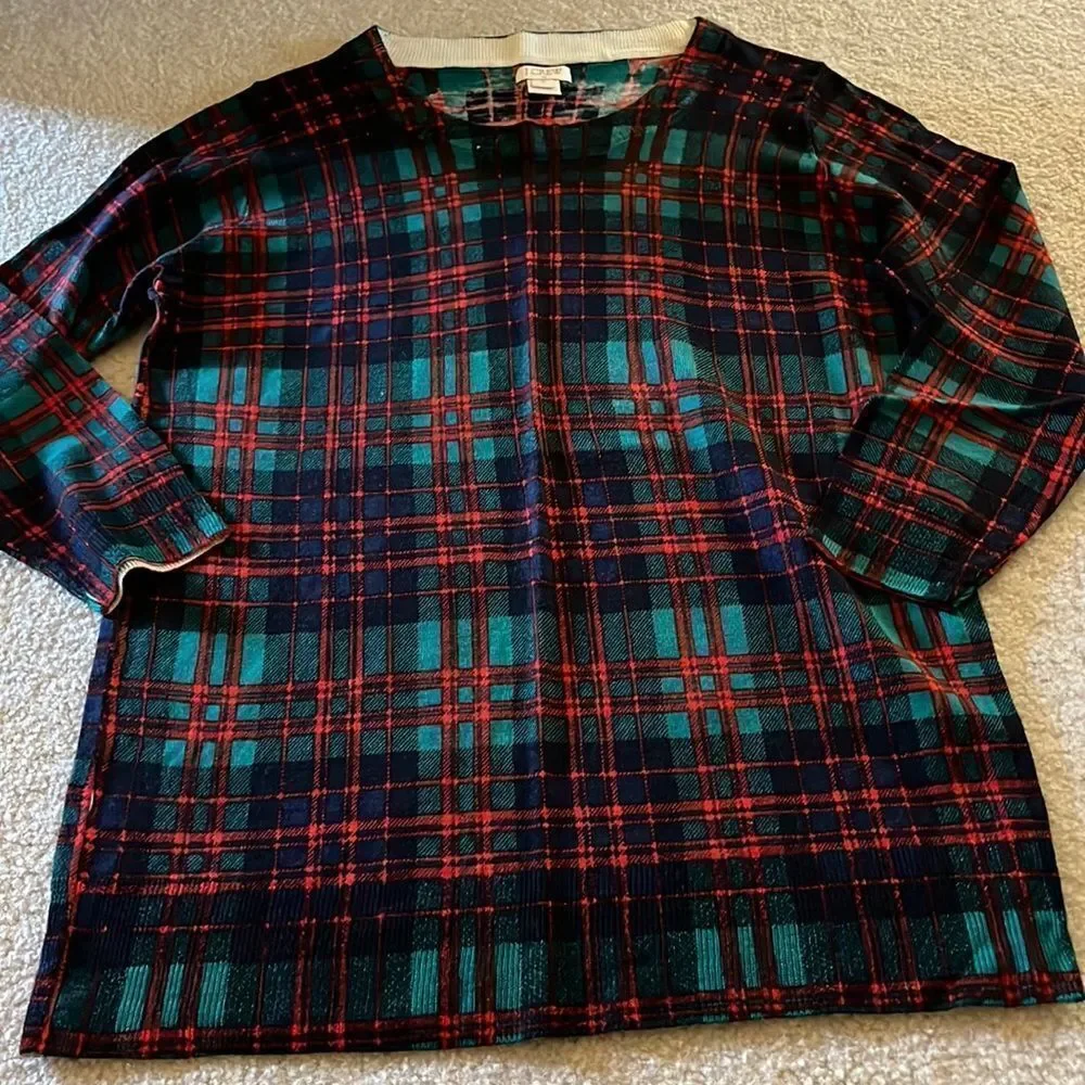 Jcrew sweater plaid