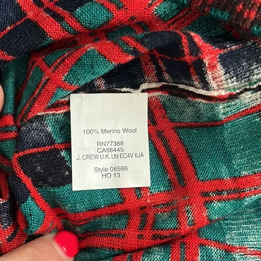 Jcrew sweater plaid