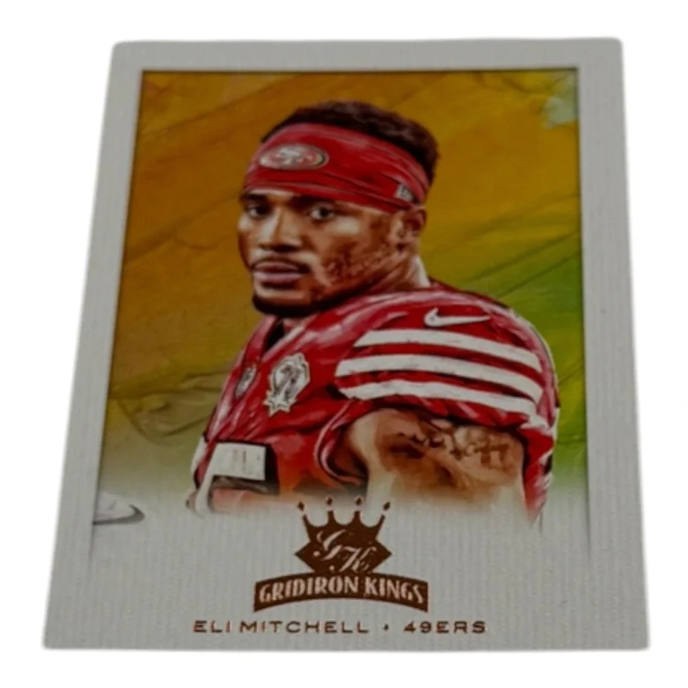2021 Panini Chronicles Donruss Football Eli Mitchell Gridiron Kings Card GK-17