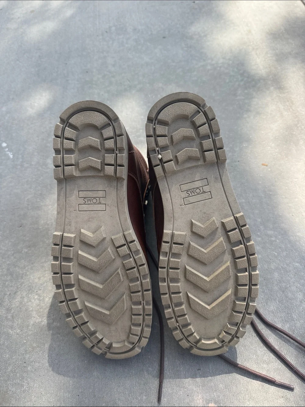 Toms leather ankle