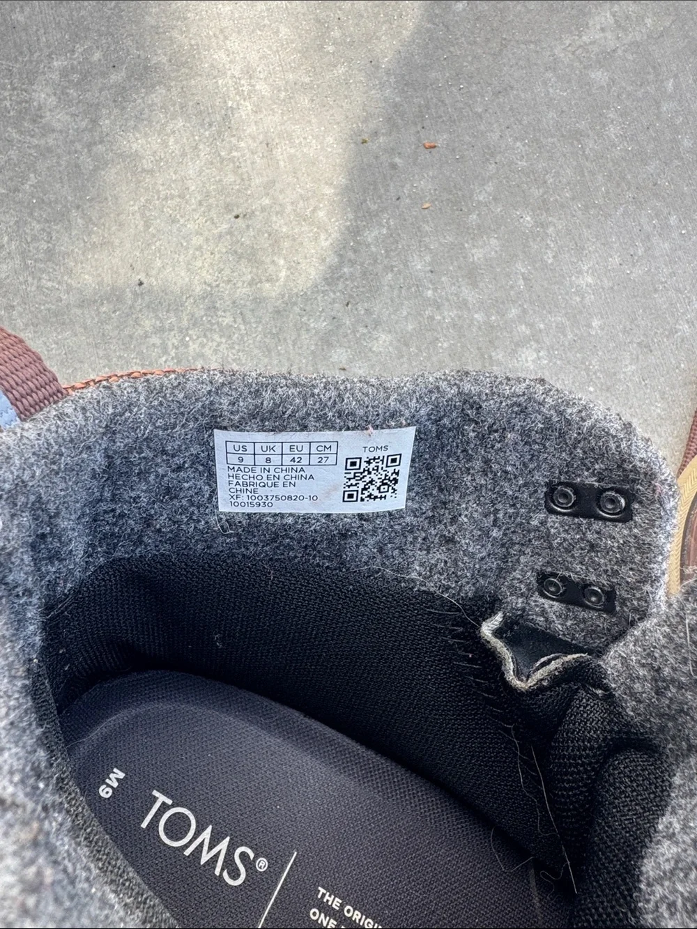 Toms leather ankle