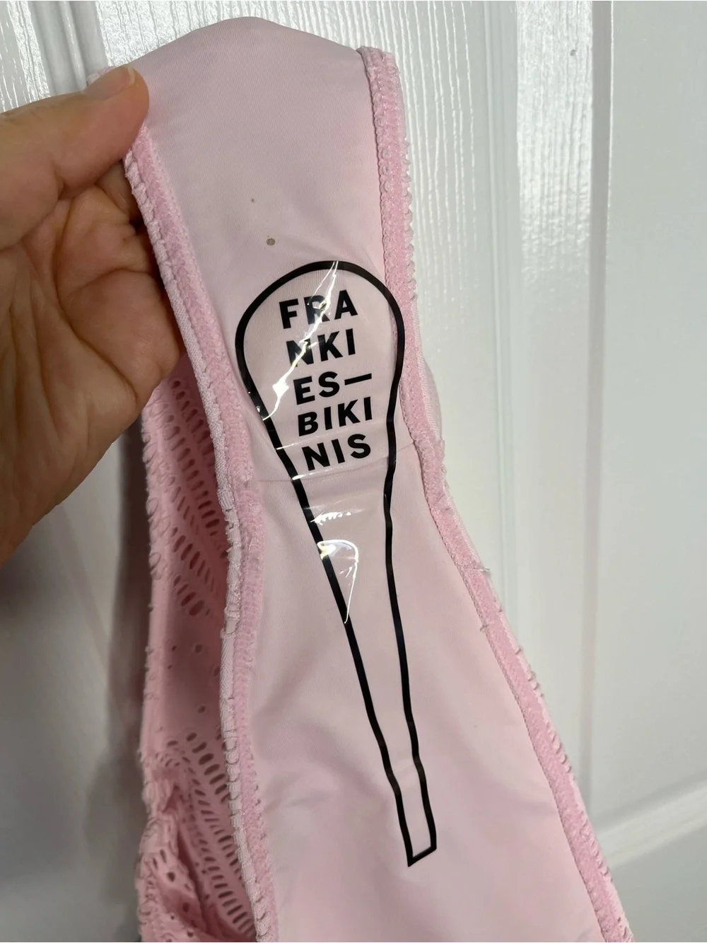 Frankies Bikinis x Pamela Anderson Pink Floral One Piece Swimsuit Bathing Suit S