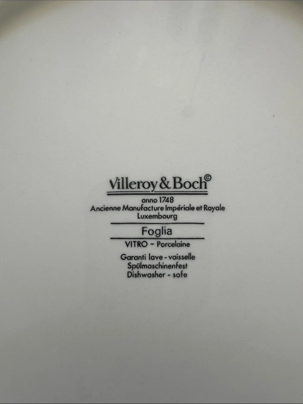Villeroy & Boch crafted luxembourg
