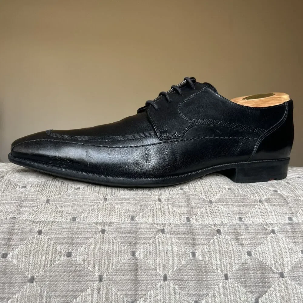Lloyd Of Germany Oker Black Leather Lace Up Dress Shoes‎ Men’s 9 F Business Work