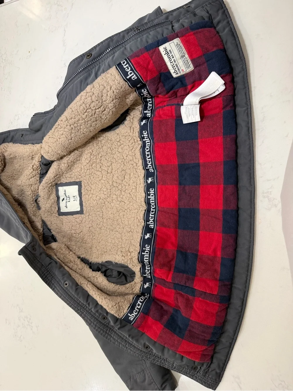 abercrombie kids warm hooded