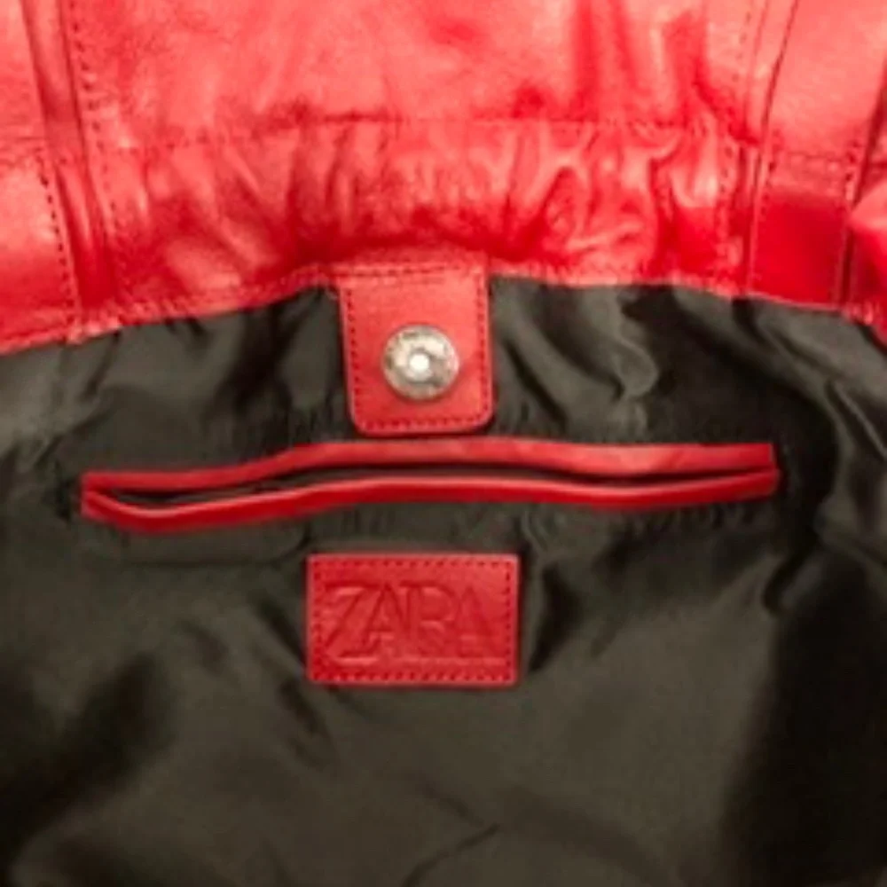 Zara real leather