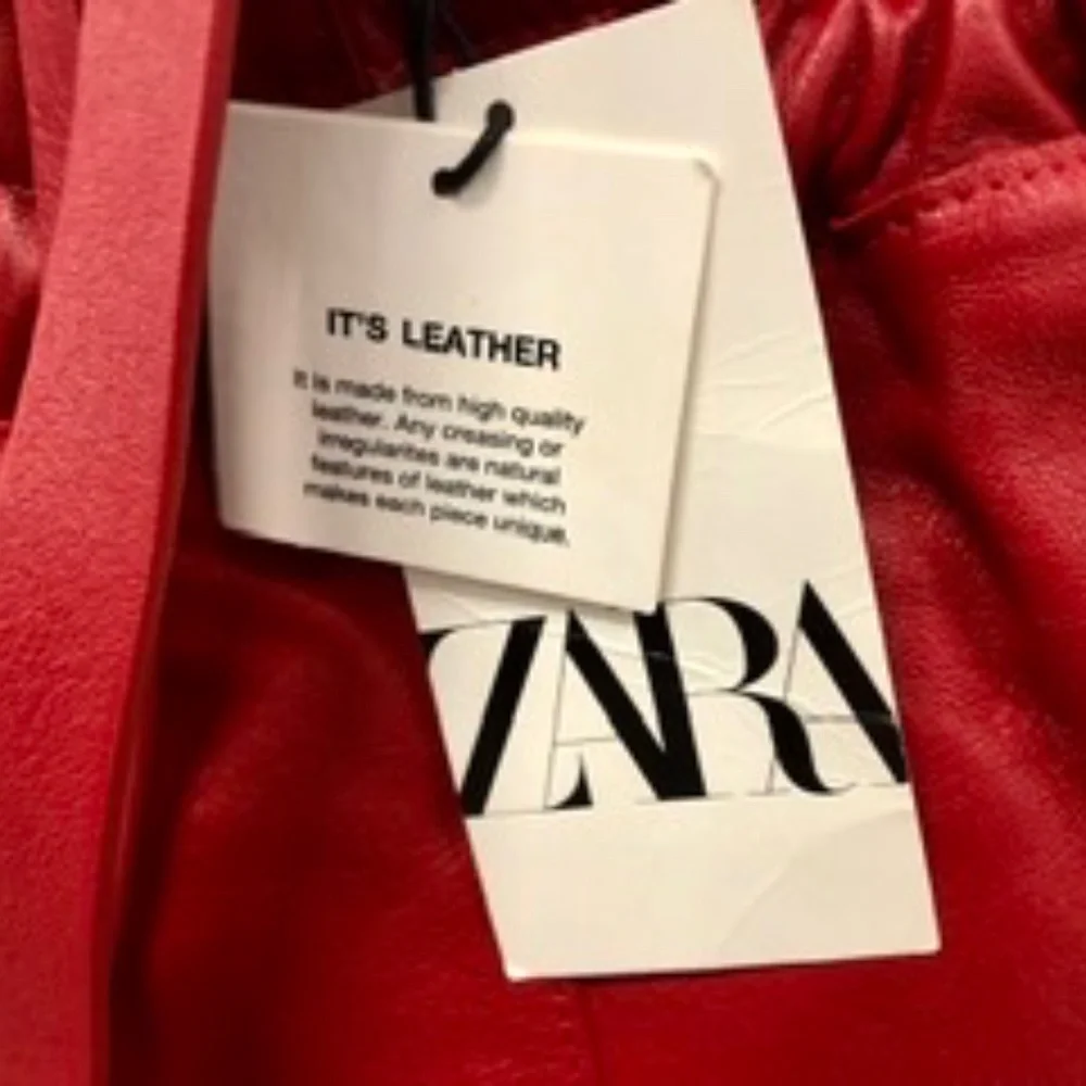 Zara real leather