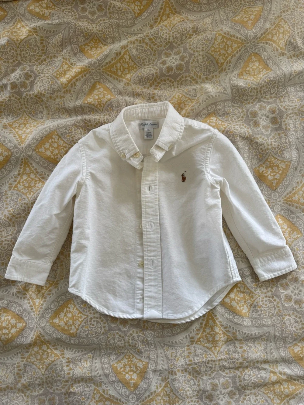 Toddler 18 mo Ralph LaurenWhite Button-Down Shirt