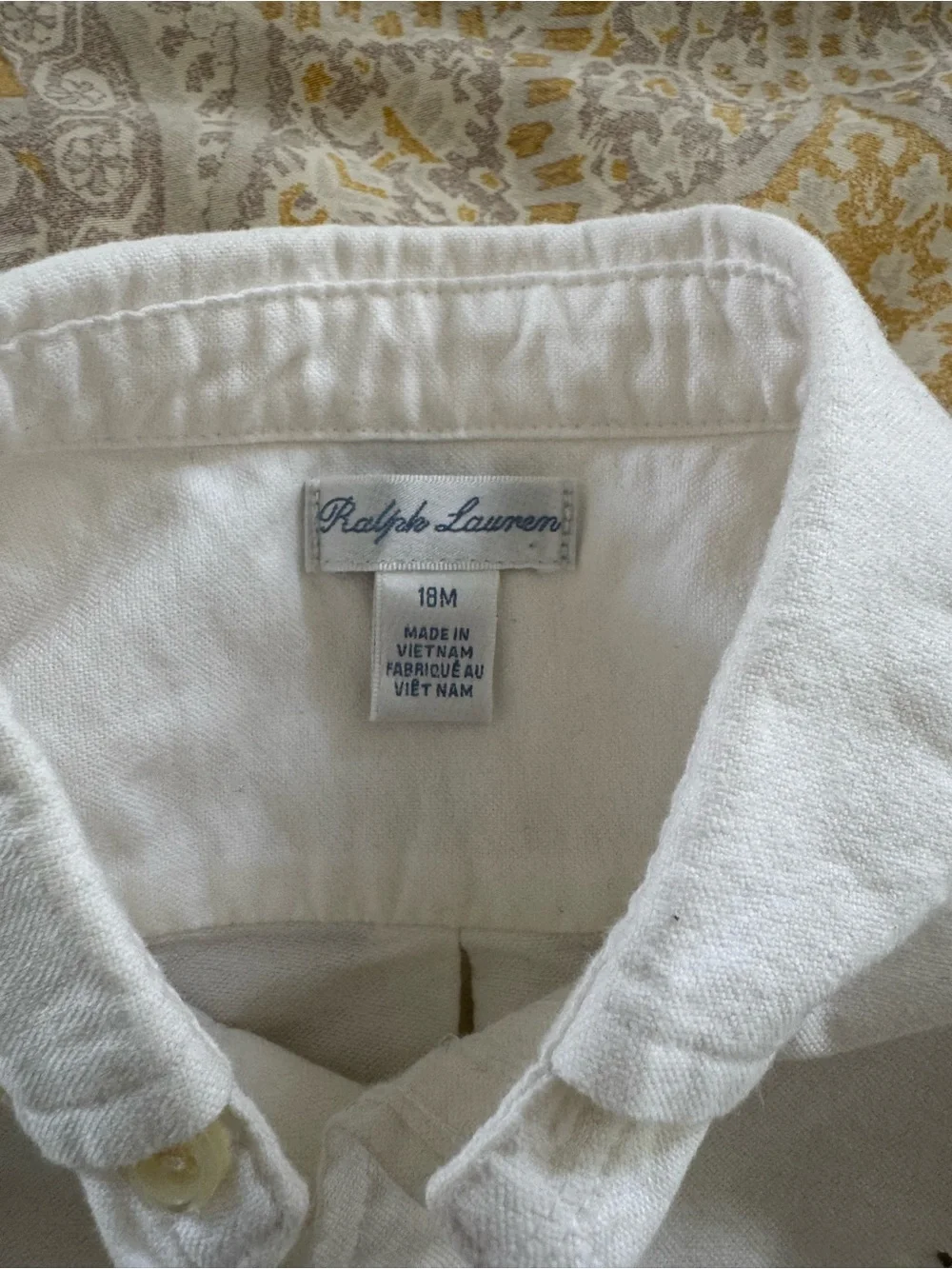 Ralph Lauren classic button