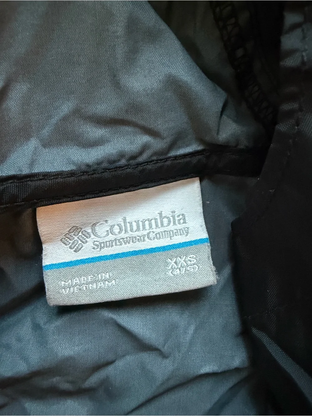 Columbia Kids Black Hooded Raincoat