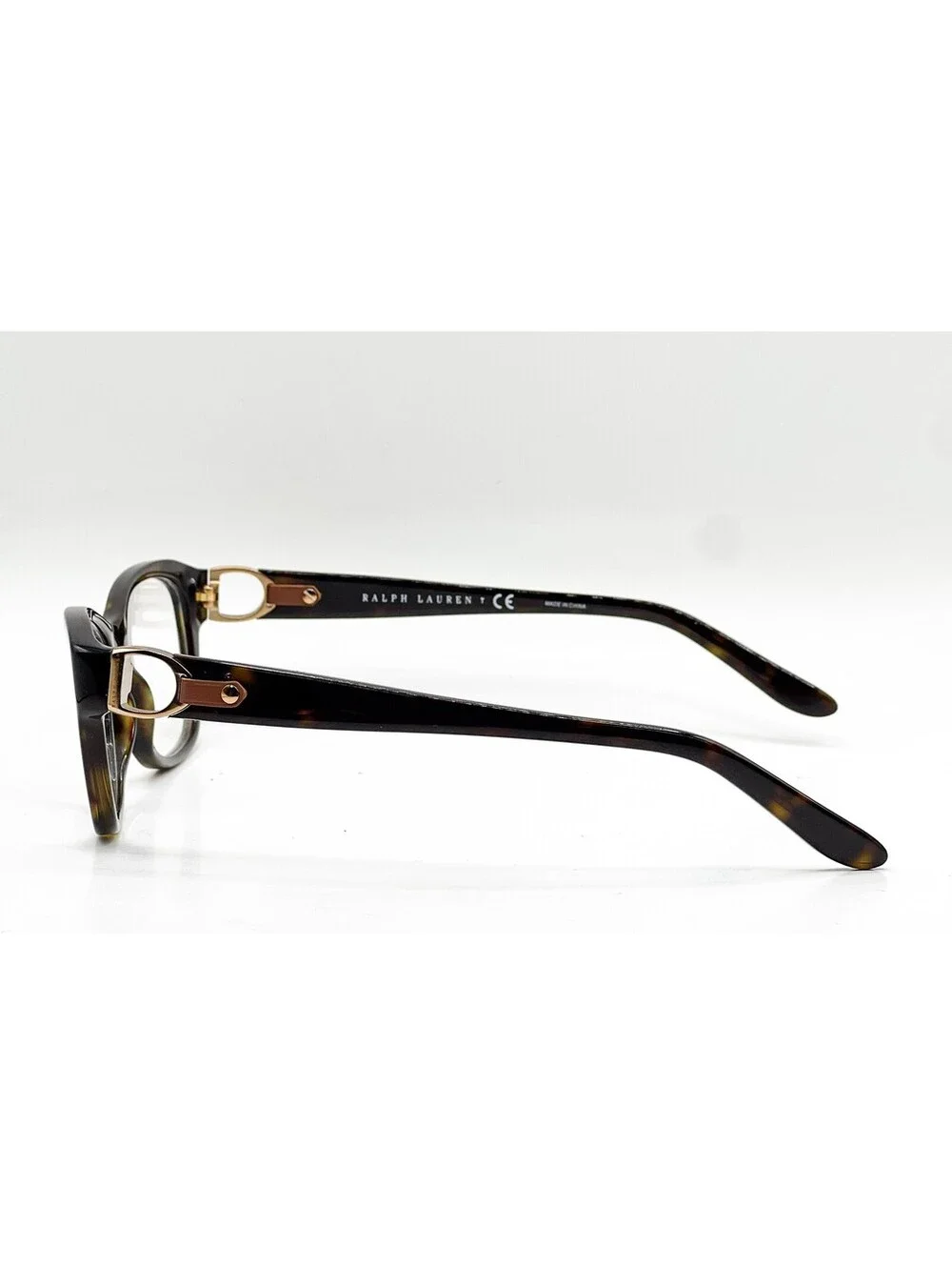 Ralph Lauren RL 6113Q 5003 Dark Havana Cat Eye Eyeglass Frames 52-17-140