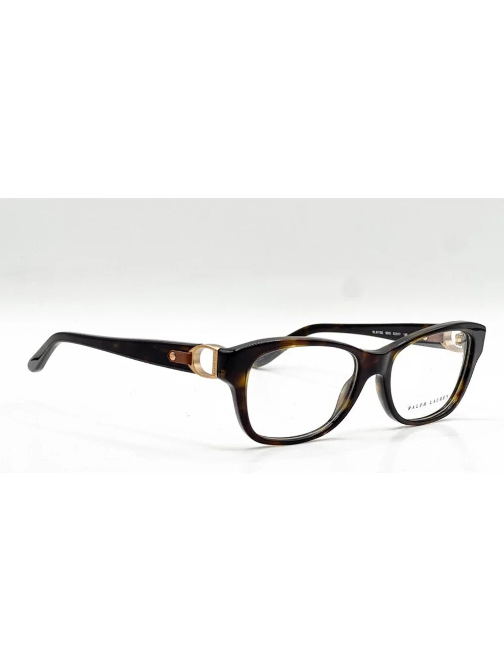 Ralph Lauren RL 6113Q 5003 Dark Havana Cat Eye Eyeglass Frames 52-17-140
