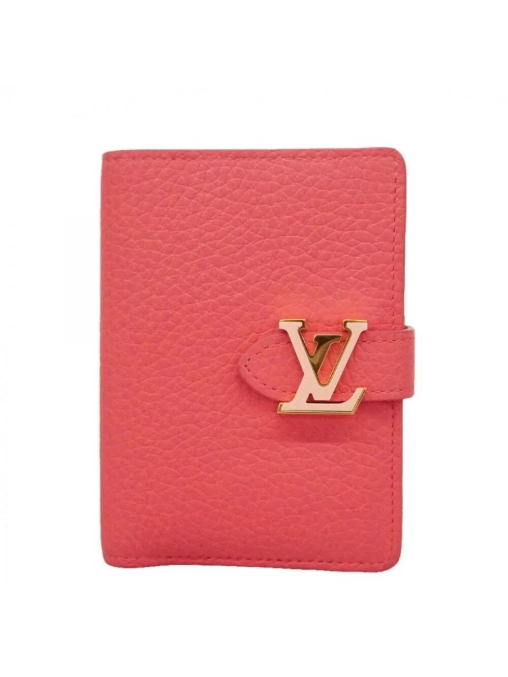 Louis Vuitton Wallet Taurillon LV Vertical CP Fuchsia