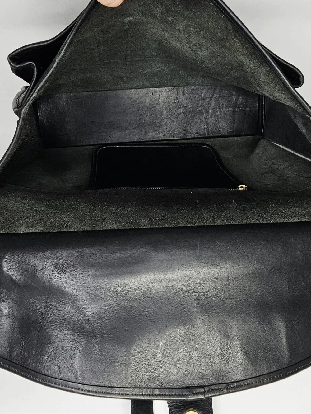 Coach Beekman 1990's Black Leather Briefcase