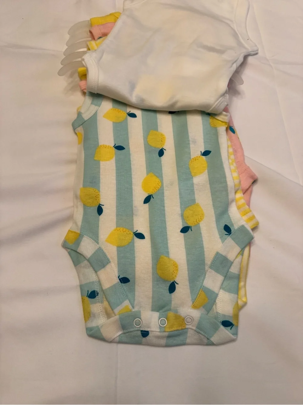 Children’s Place Baby Girl Lemon 5pc Bodysuit Set NWT