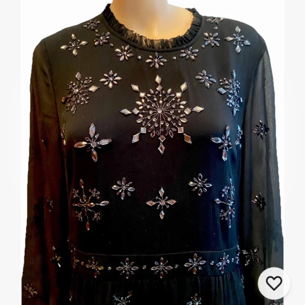 NWT Kate Spade Madison Ave Jeweled Embellished Stellie Dress  NJMU8329 $1498