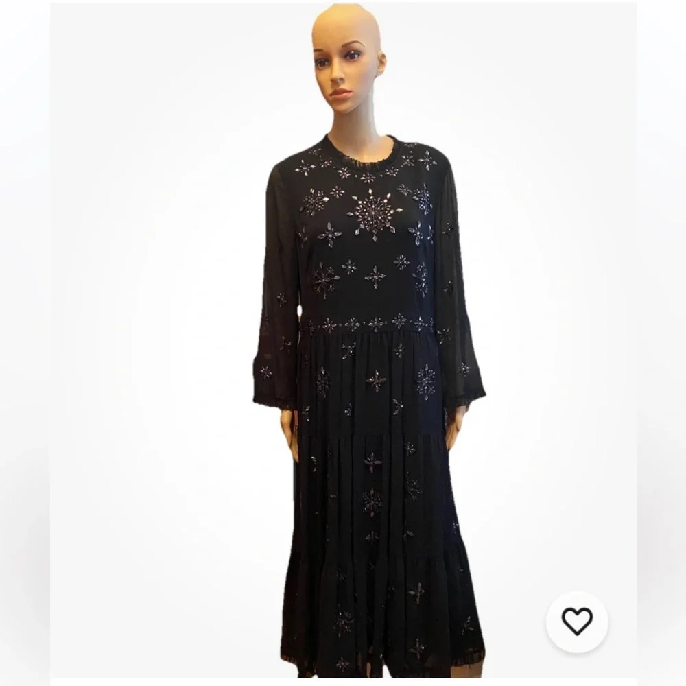 NWT Kate Spade Madison Ave Jeweled Embellished Stellie Dress  NJMU8329 $1498