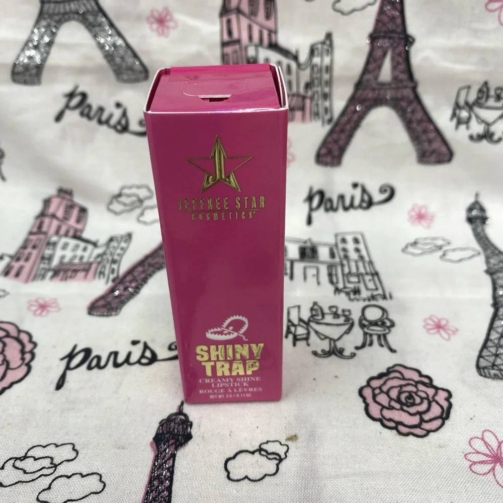 jeffree star cotton candy queen shiny trap lipstick