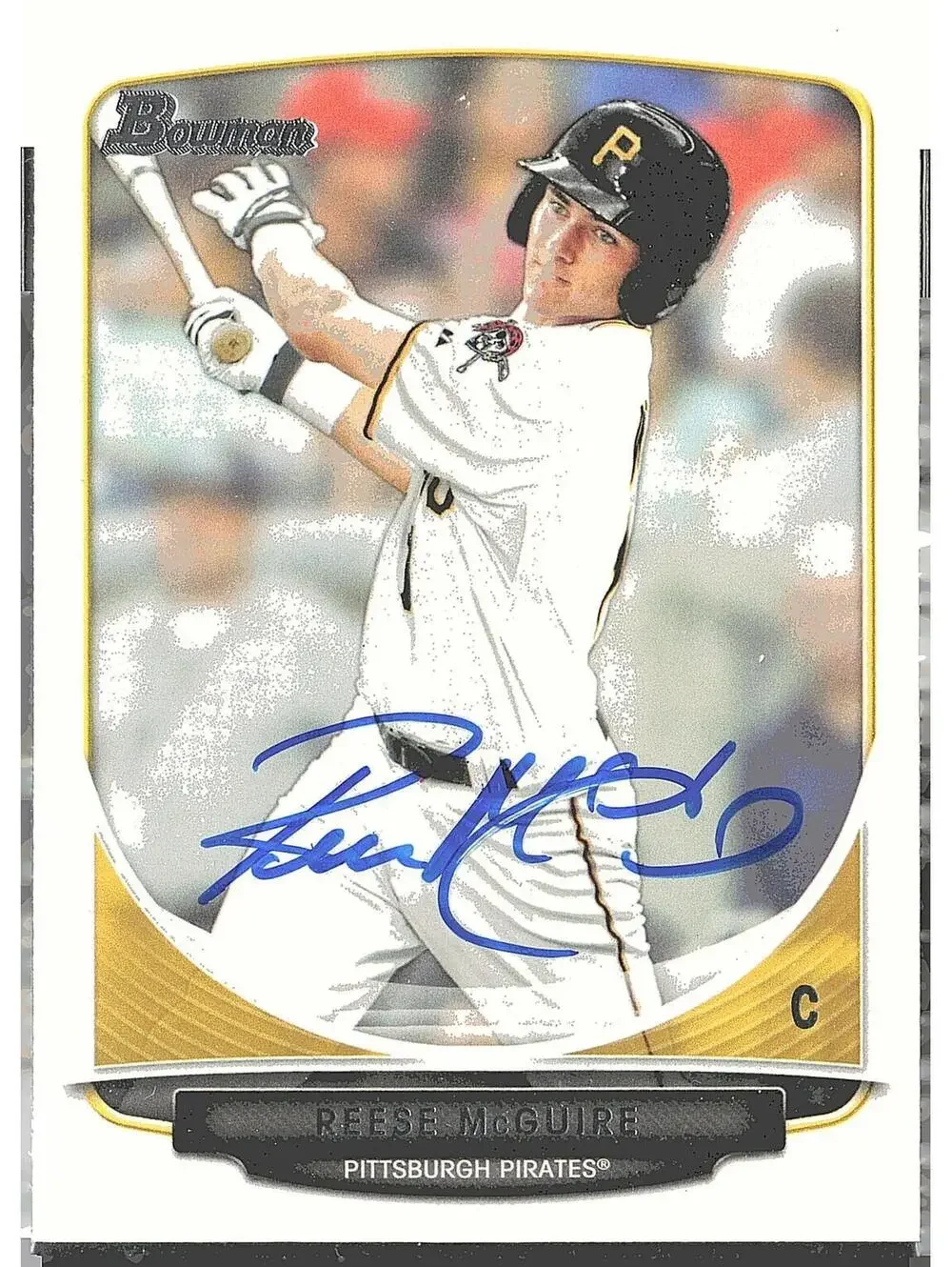 2013 Bowman Draft Picks & Prospects #BCA-RM Reese McGuire Draft HAND SIGNED