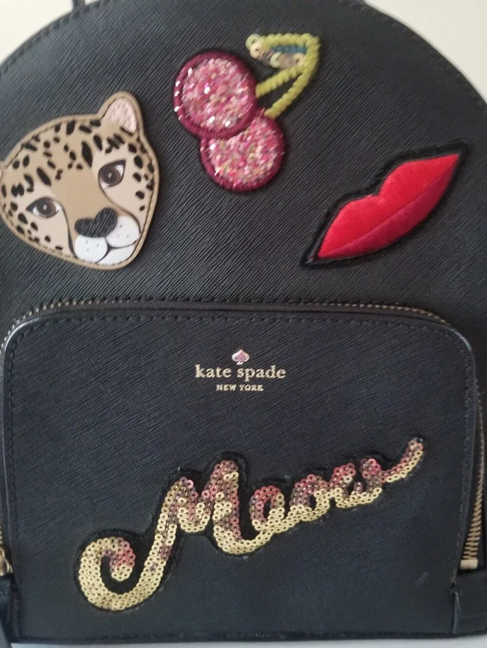Kate Spade Run Wild Leopard Backpack