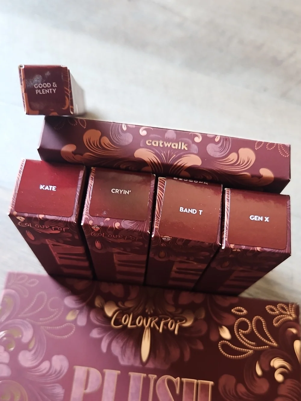 Colourpop includes shimmering