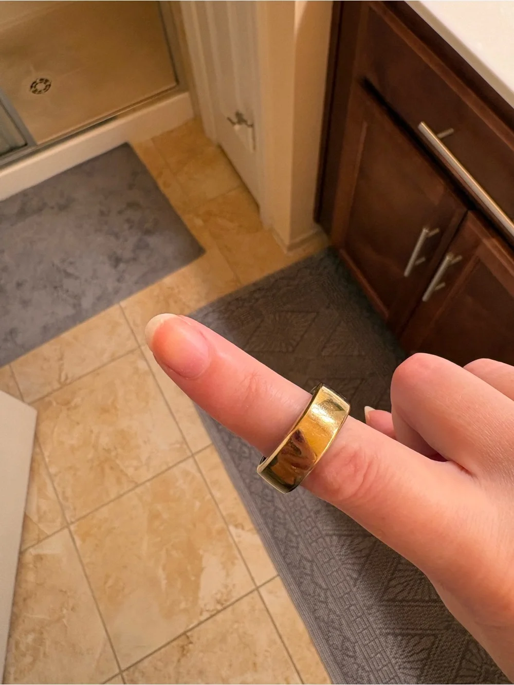 Oura Ring Gen 3 Gold Smart Ring - Size 7