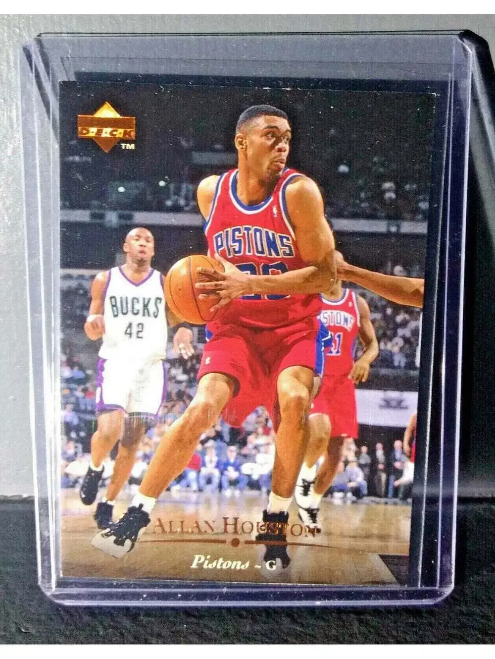 1995-96 Upper Deck Allan Houston #14 Basketball Card
