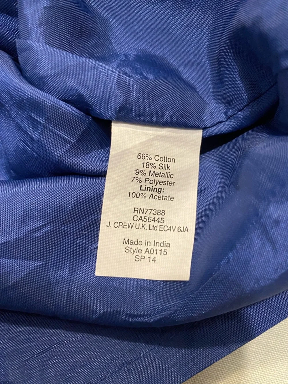 J. Crew size true