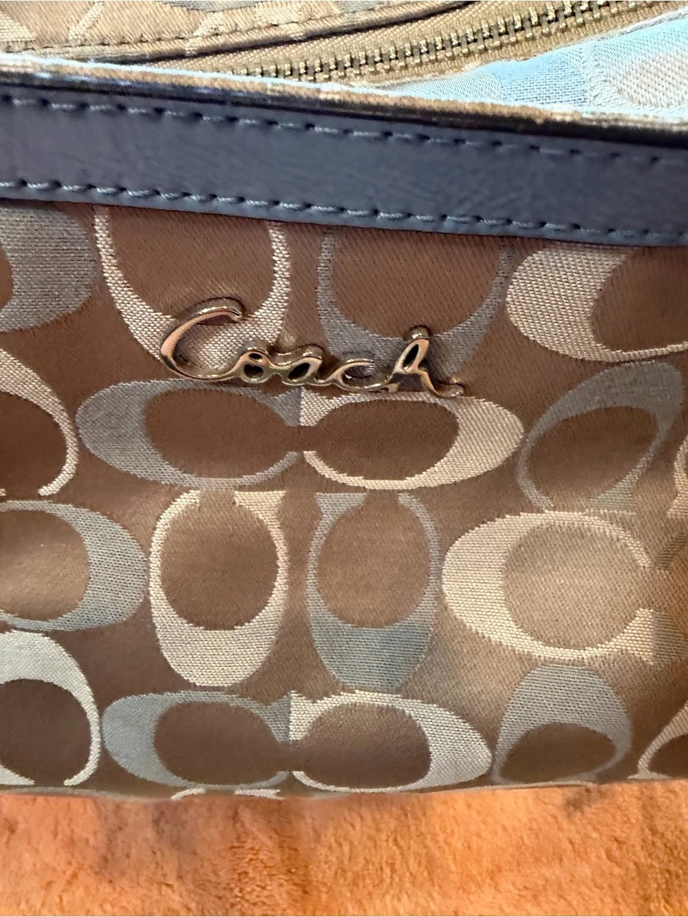 Coach shoulder tote