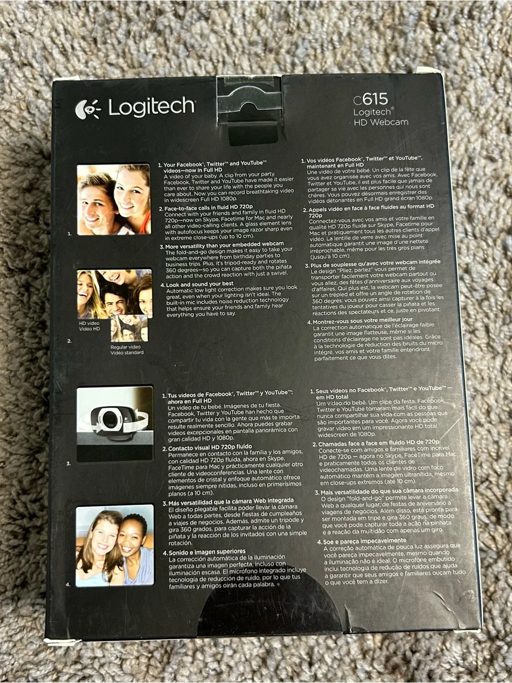 Logitech compact c615