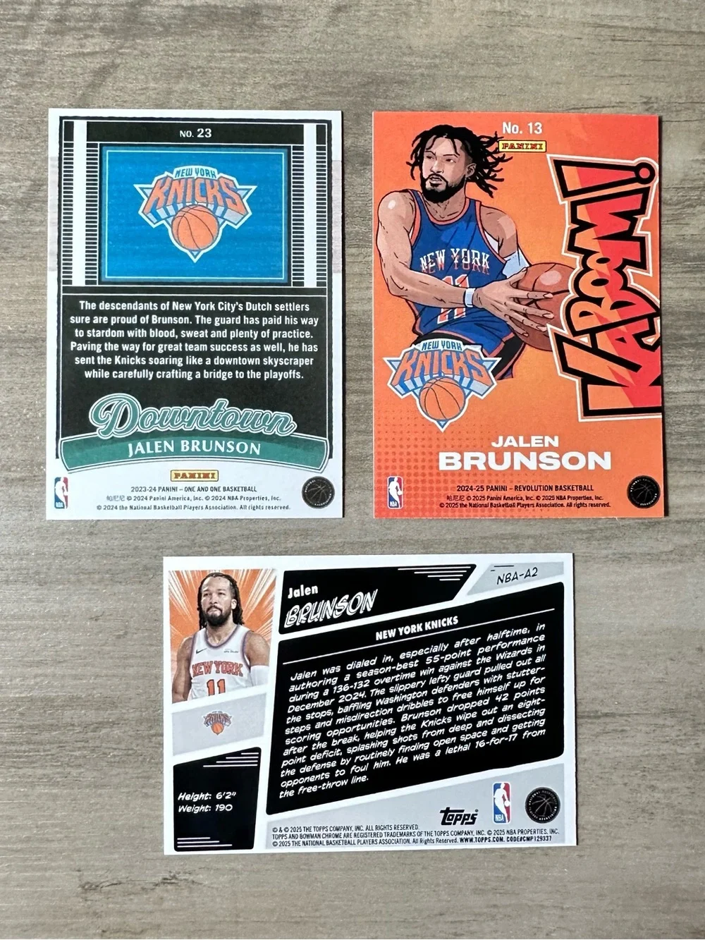 Panini jalen brunson