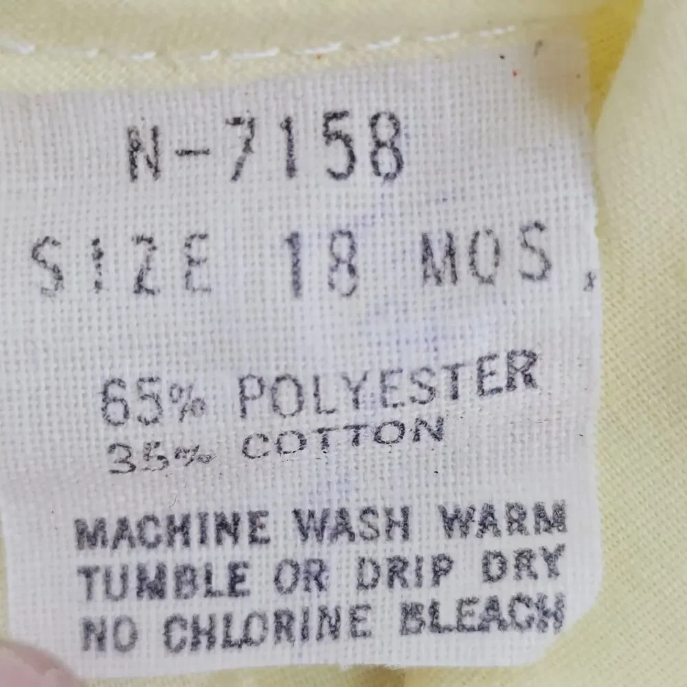 Vintage 70 yellow