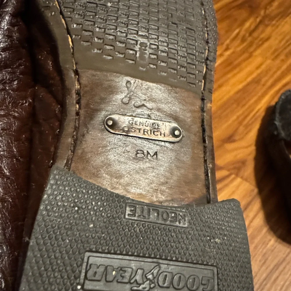 Mezlan Exotic Leather Loafers - Brown, Black, and Tan (3 pairs) Sz 8