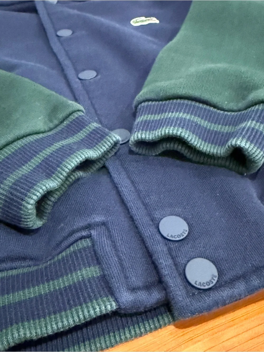 Lacoste brushed cotton