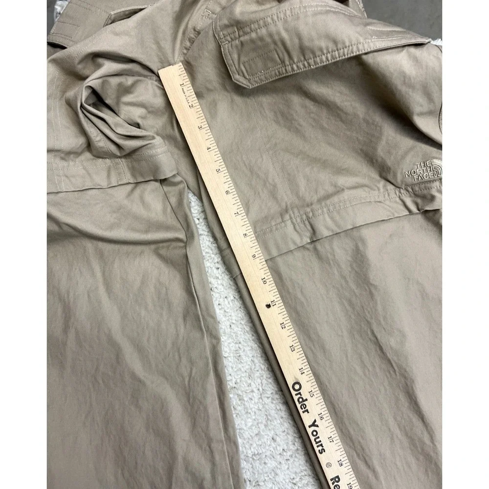 The North Face Convertible Cargo Pants Mens Medium Beige Elastic Waist Gorpcore