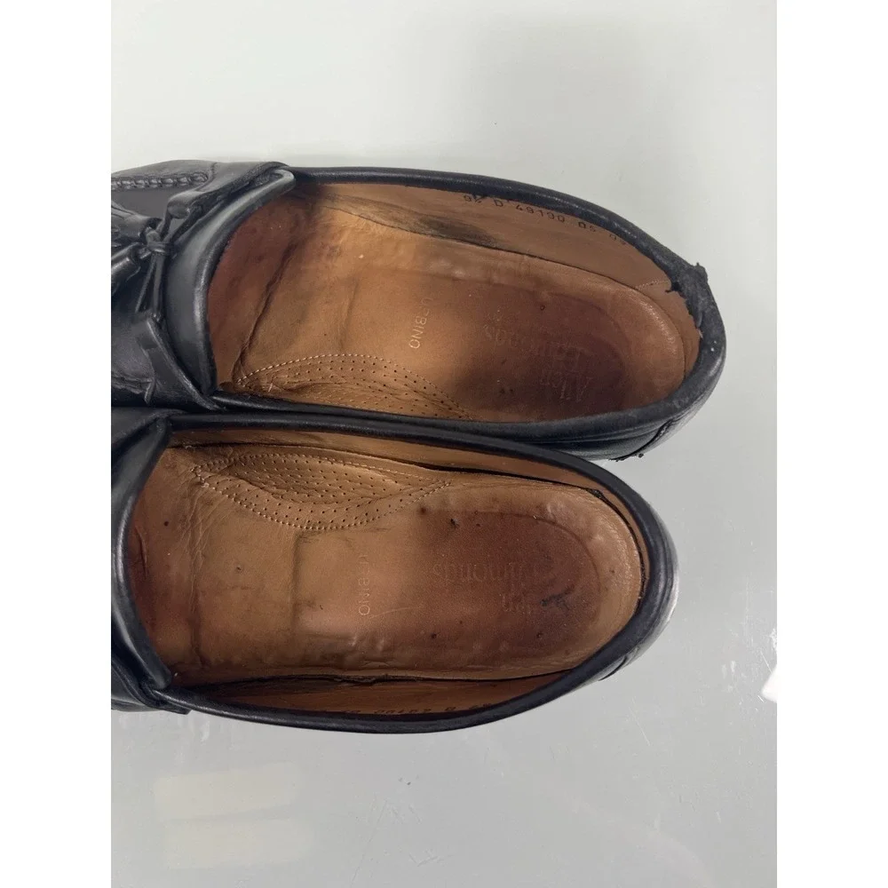 Allen Edmonds Men's 9.5D Black Leather Tassel Loafers Made USA Dress‎ Shoes