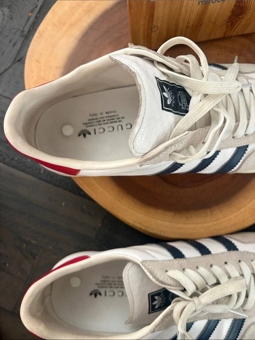 Gucci x Adidas cream low