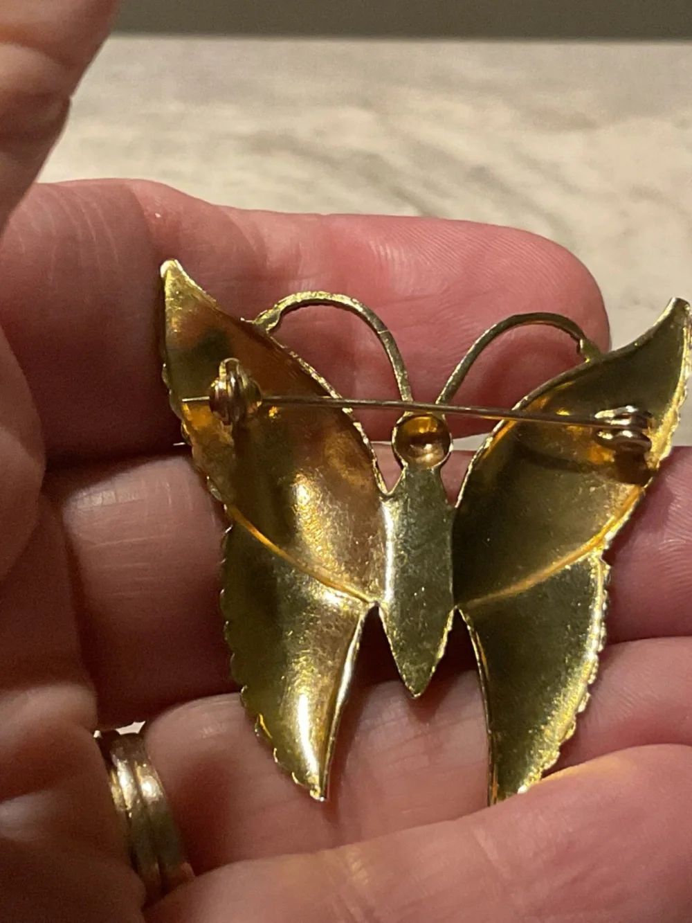 Vintage butterfly brooch