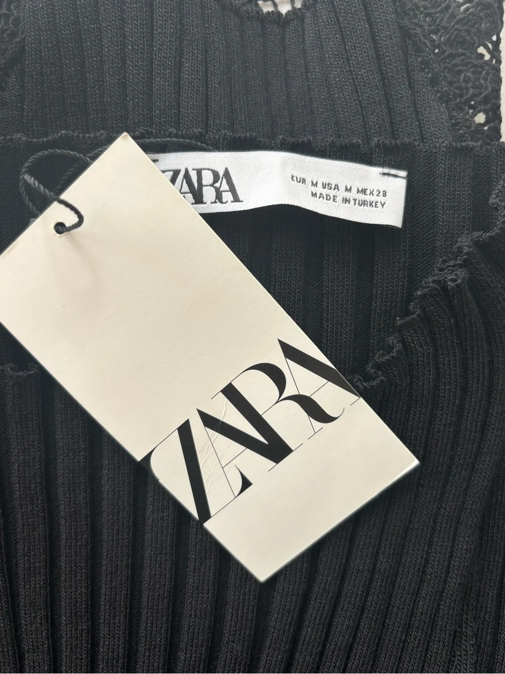 Zara ribbed knit