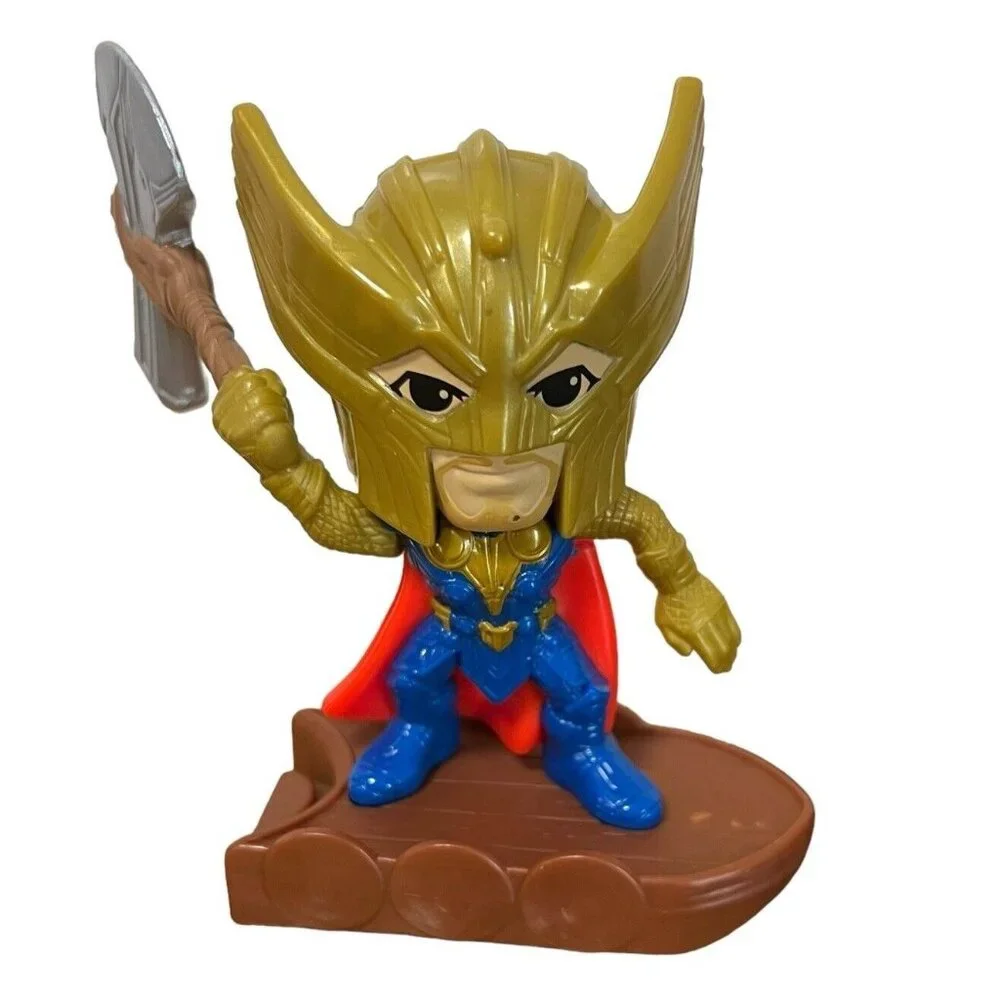 Mcdonalds Happy Meal Toy #4 Mighty Thor-Marvel‎ Studios-Thor Love and Thunder 2