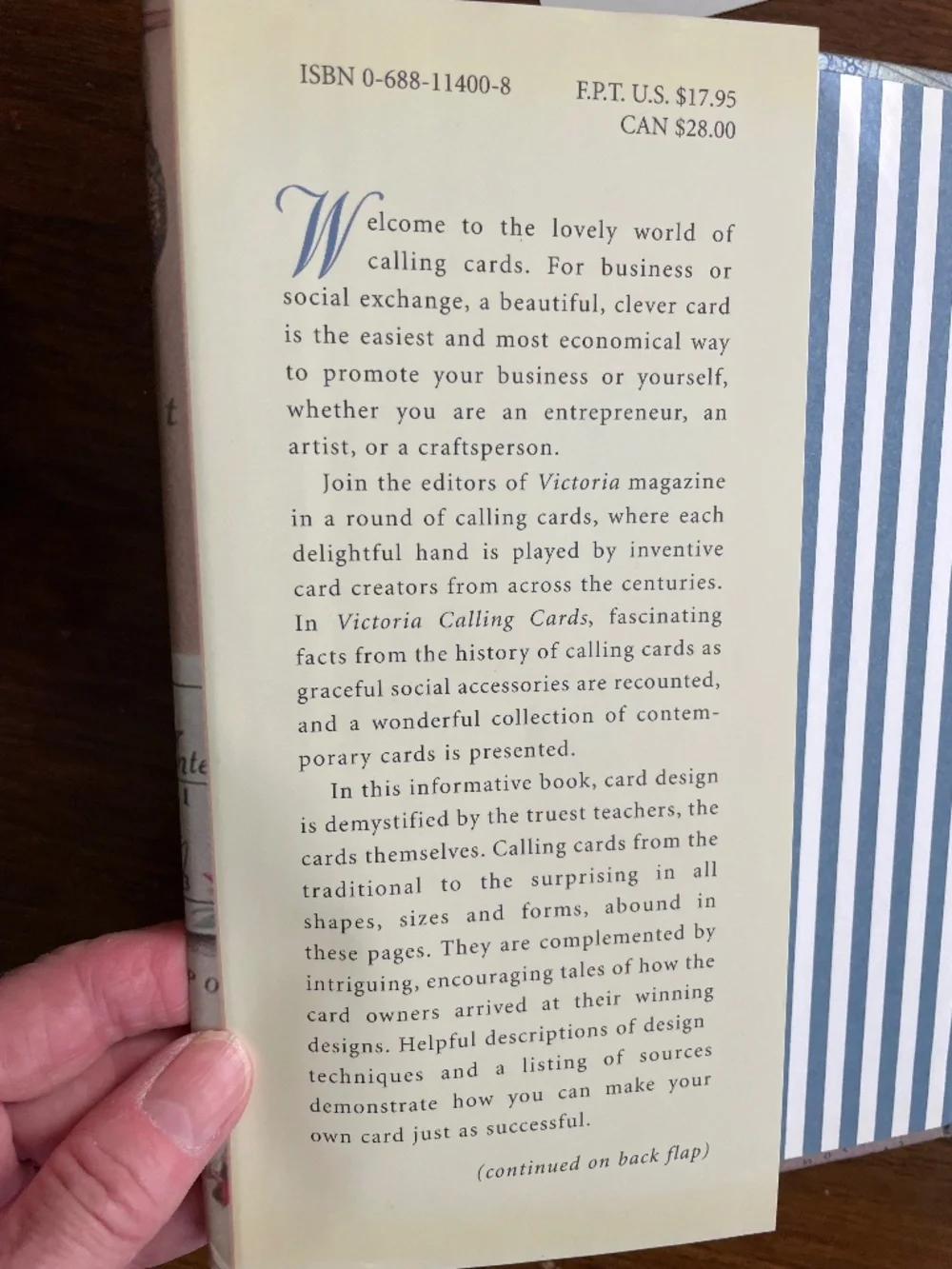 Victoria: Calling Cards - Business and Calling Card Design - Hardbound Book