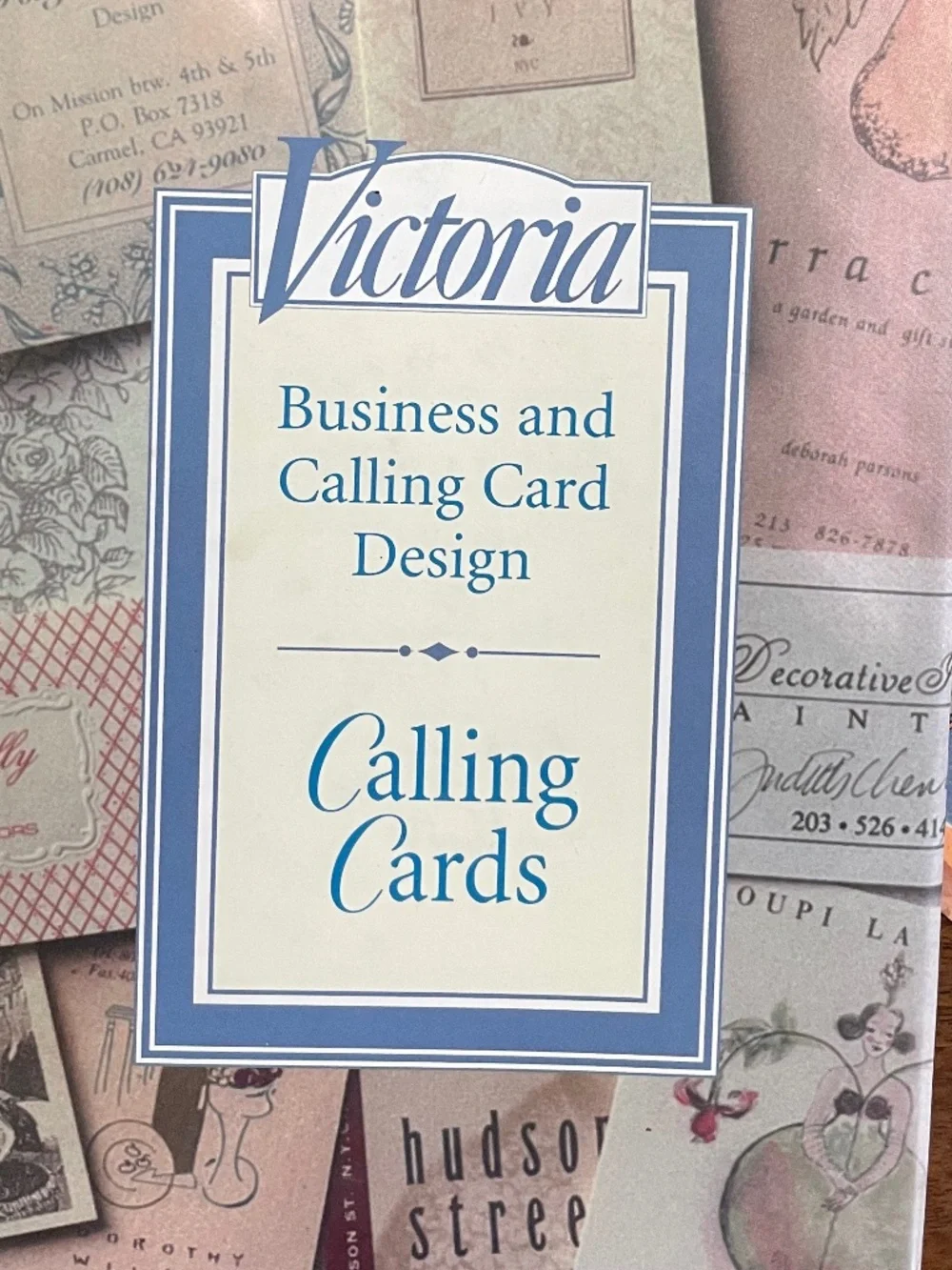 Victoria: Calling Cards - Business and Calling Card Design - Hardbound Book